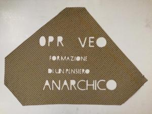 Prove, formazione di un pensiero anarchico , 1995 cm 80 x 55, cartone
